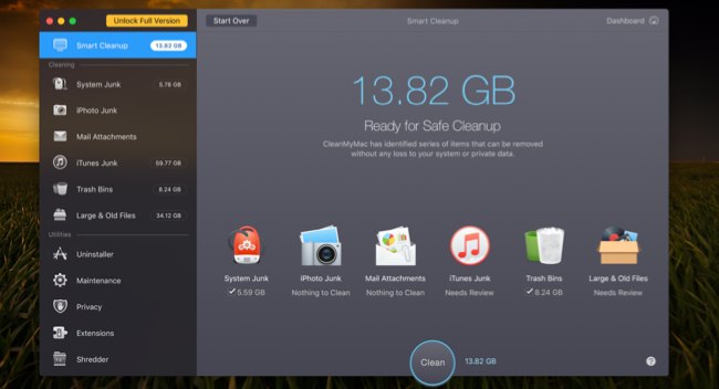 mac cleaner free tool
